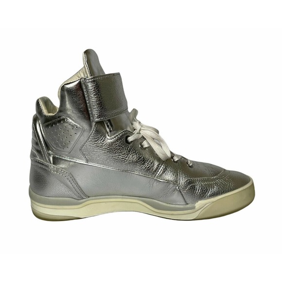 Mens Alexander Mcqueen x Puma Move Mid Metallic Silver Sneakers 361673-01 US 8.5 main image 6